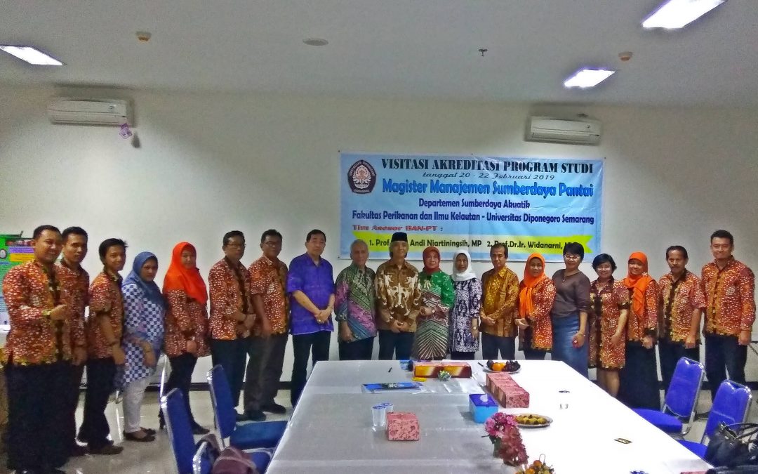 Visitasi Akreditasi Program Studi Magister Manajemen Sumberdaya Pantai, Departemen Sumberdaya Akuatik