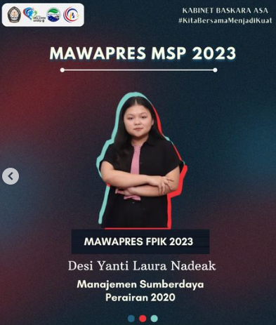 Membanggakan, Mahasiswi MSP Undip menjadi perwakilan Kompetisi MAWAPRES