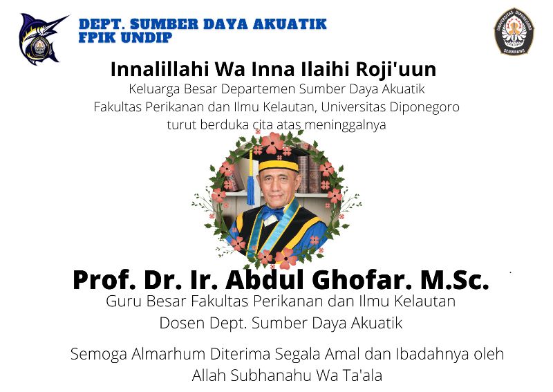 Rest In Peace Prof Abdul Ghofar